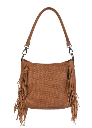 Ranchy Life sweet grass Tess fringe leather purse sTs ranchwear