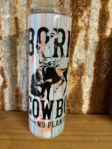 Born to Cowboy tumbler