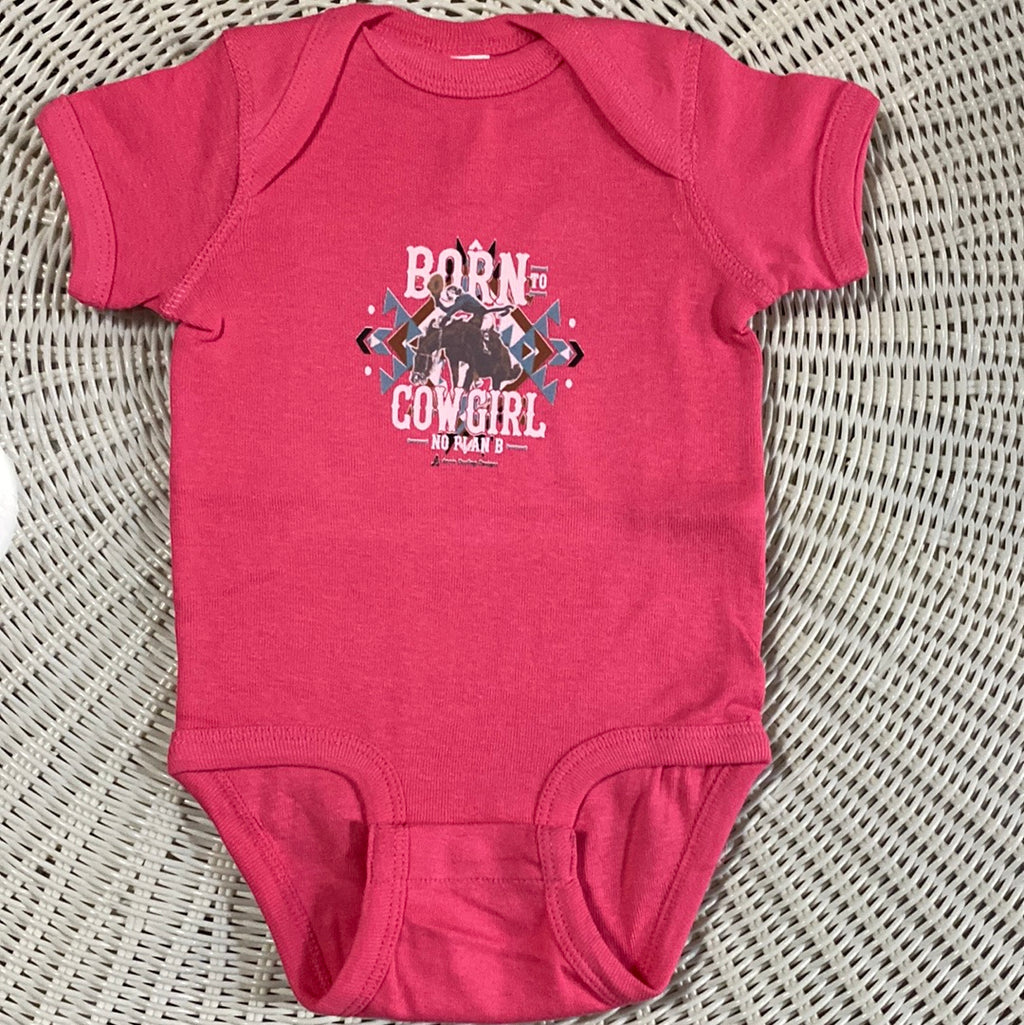 *INFANT* Born to Cowgirl onesie