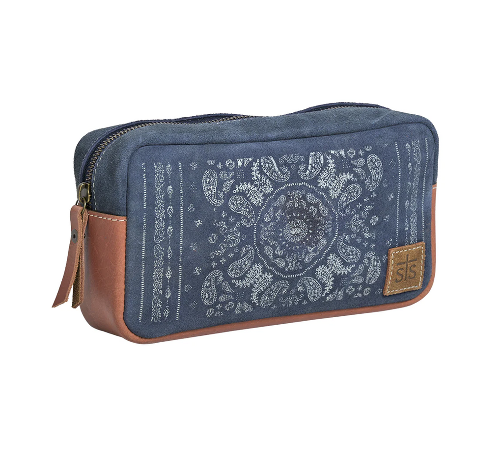 Ranchy Life Cosmetic Bag from sTs bandana style collection of purses and bags