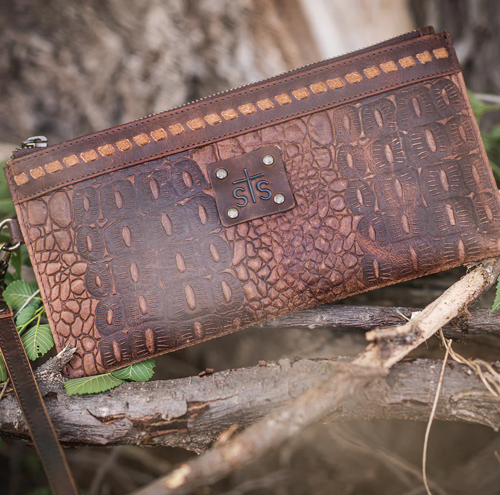 Ranchy Life Catalina Croc Clutch by sTs Ranchwear