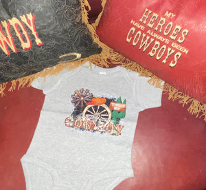 *INFANT* Daddys lil cowboy onesie
