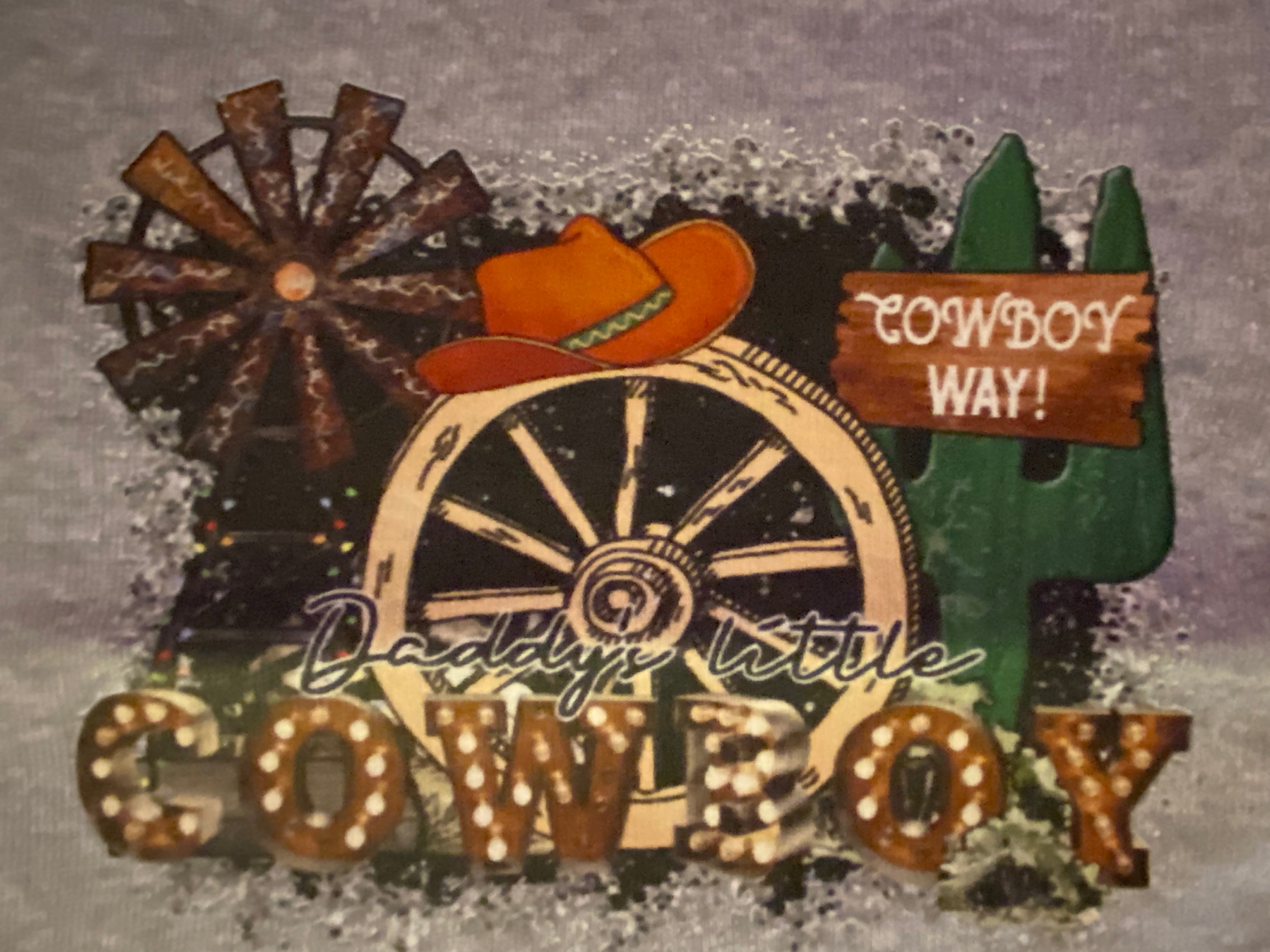 *INFANT* Daddys lil cowboy onesie