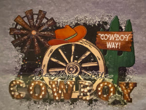 *INFANT* Daddys lil cowboy onesie