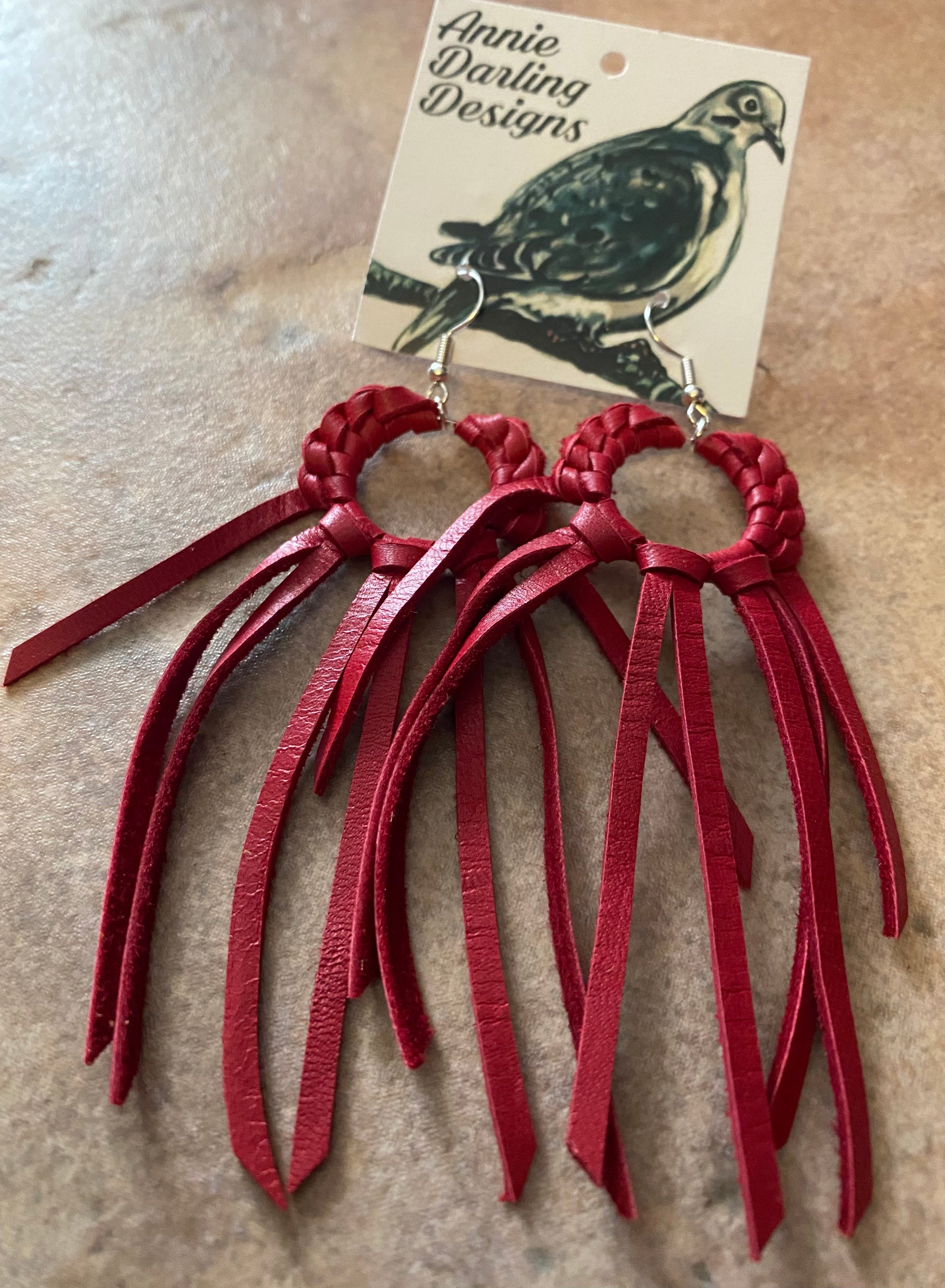 DreamCatcher Leather Earrings