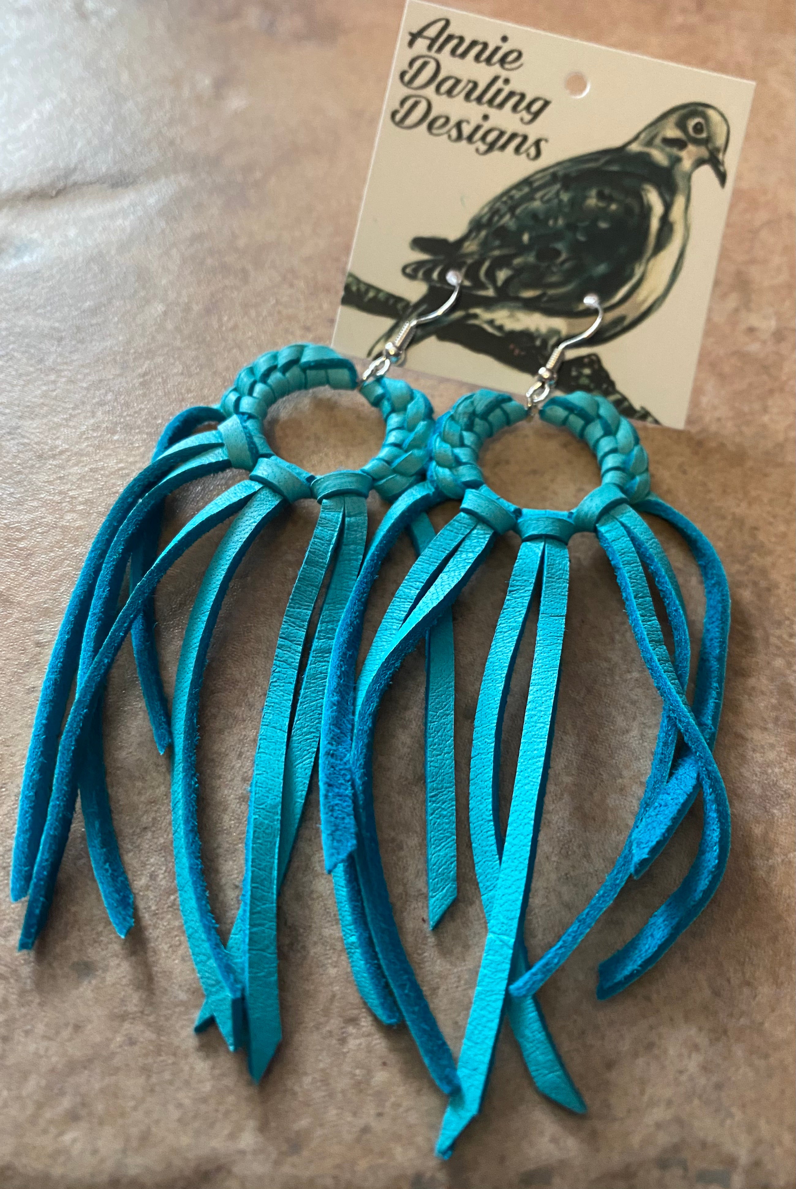 DreamCatcher Leather Earrings