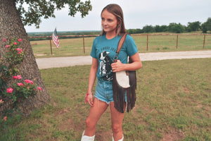 *YOUTH* She loves Jesus and Rides Good Horses - Teal