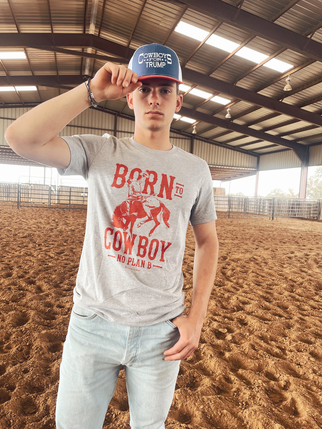 *YOUTH* Born to Cowboy Grey