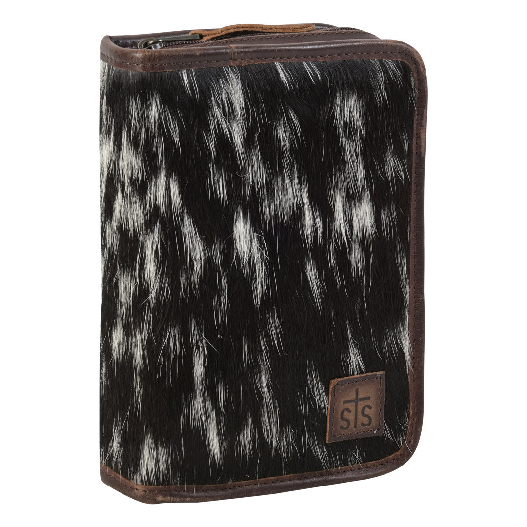 Ranchy Life cowhide Kellie jewelry case by sTs Ranchwear