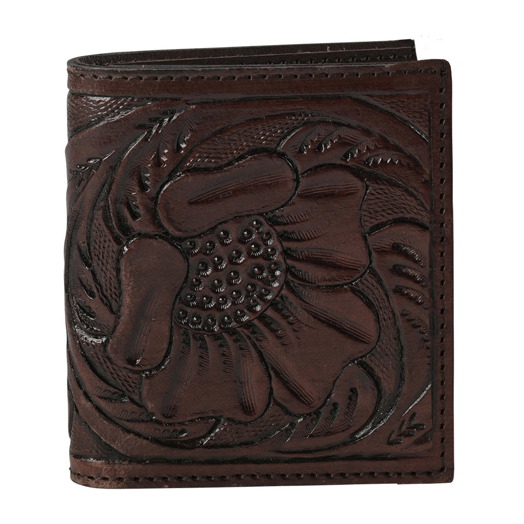 Ranchy Life mens westward collection leather bifold wallet sTs Ranchwear