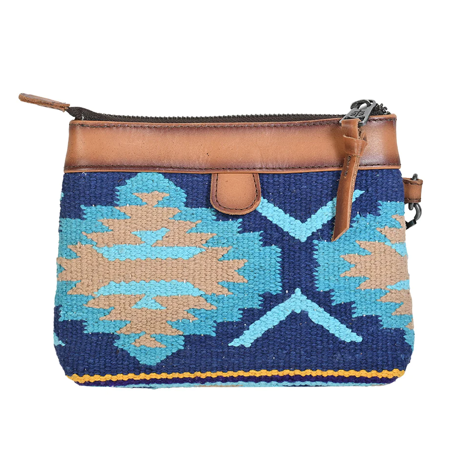 Ranchy Life Mojave sky makeup pouch sTs ranchwear reverse view
