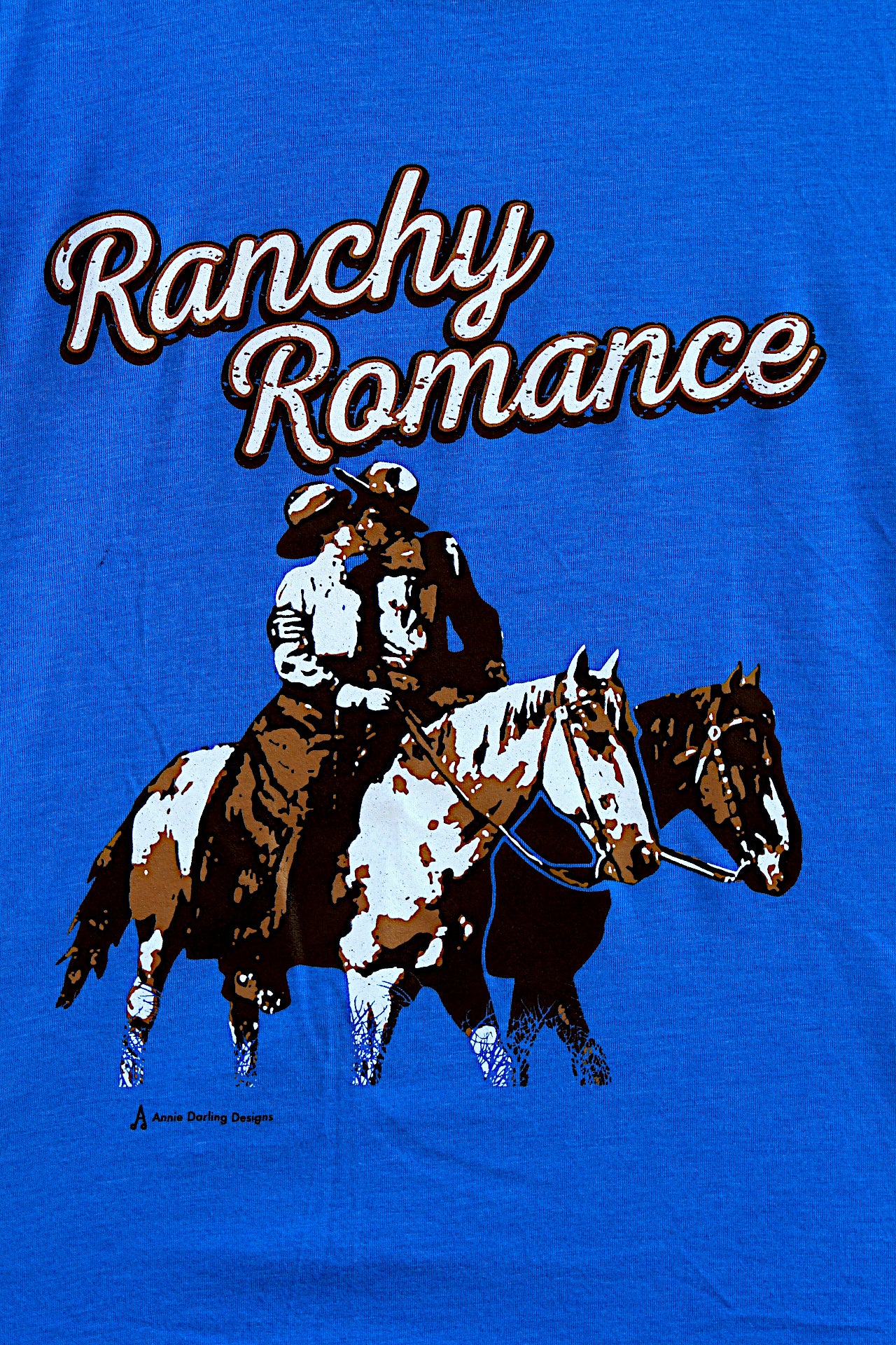 Ranchy Romance Blue T