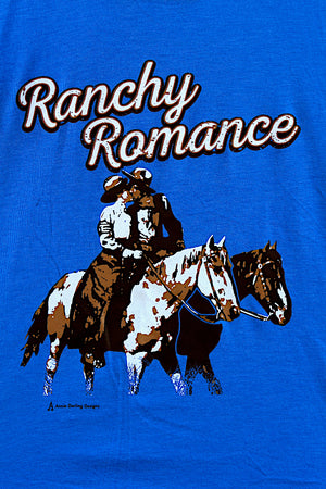 Ranchy Romance Blue T